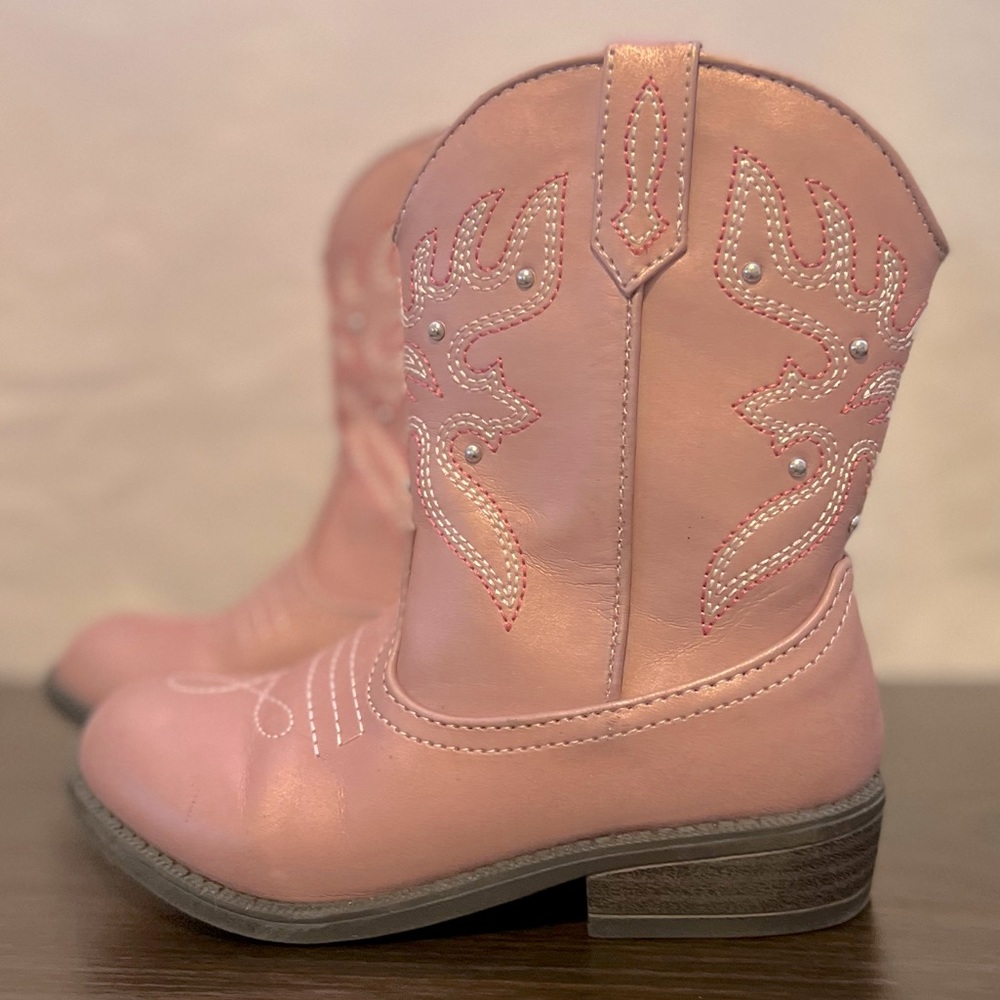 Pink Cowgirl boots, Toddler Size 11